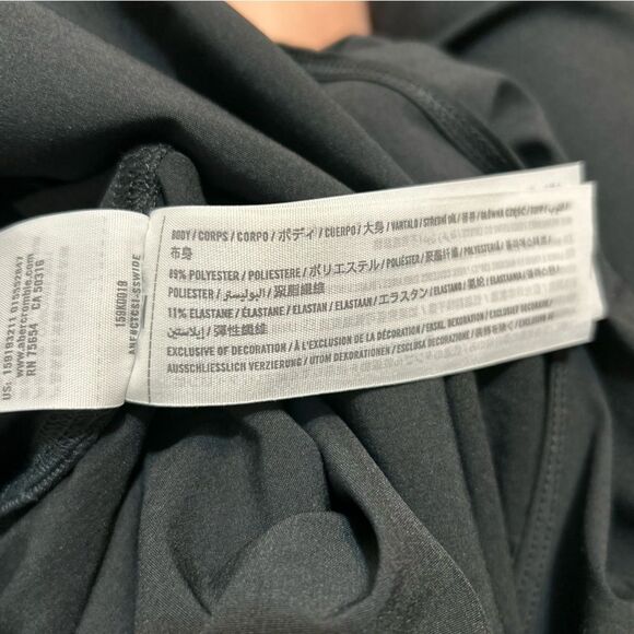 Abercrombie & Fitch Black Travelers Sleeveless Jumpsuit Size Small Tall - Picture 6 of 8